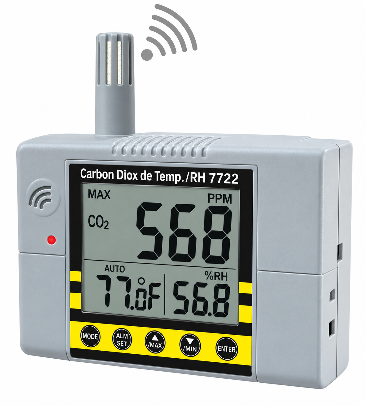 Máy đo chất lượng không khí, CO₂, nhiệt độ, độ ẩm