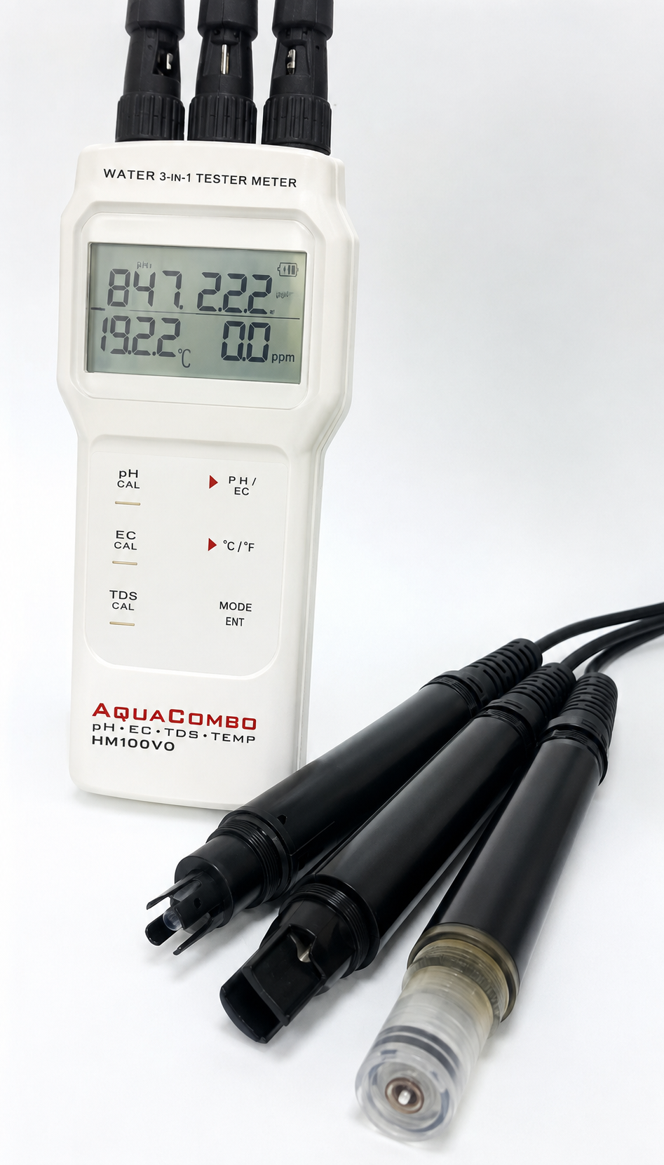 Máy đo pH, DO, độ dẫn điện,độ mặn, nhiệt độ